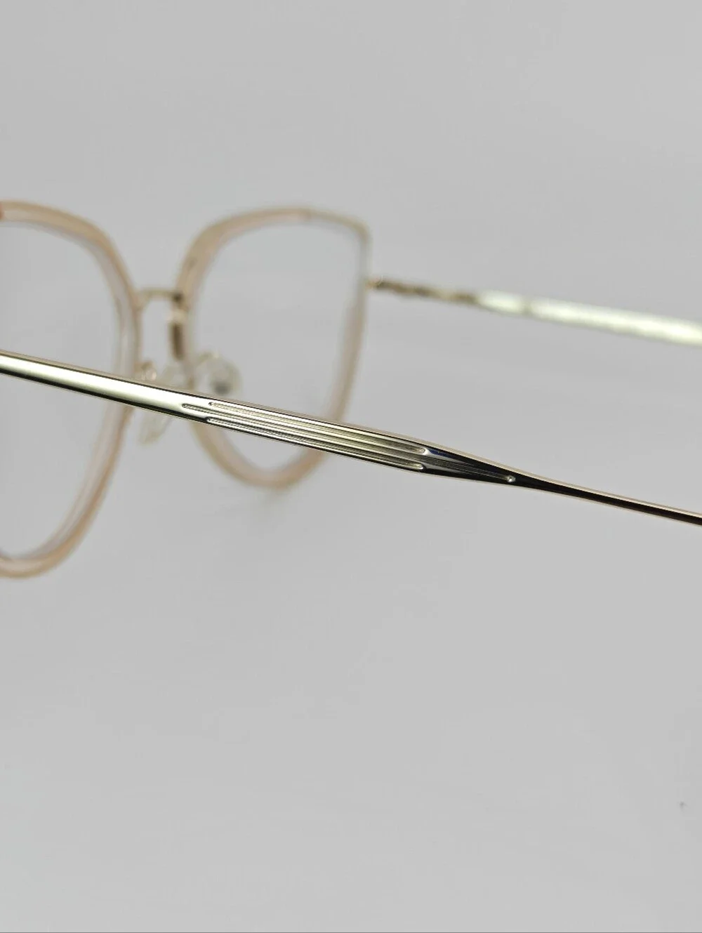 Koyo. Gold Rim Cat-Eye Glasses - Women's Fashion Accessory